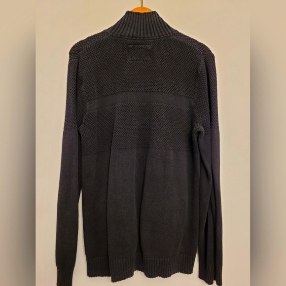 Guess Full-Zip Black Cardigan Sweater (Large) - Picture 3 of 3